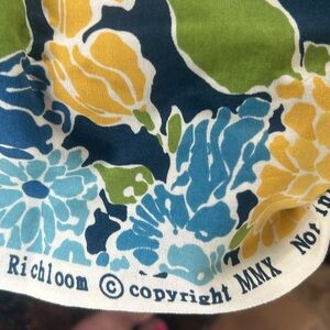 Beautiful Richloom fabric. Indoor./outdoor